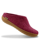 Glerups Slip-On With Rubber Sole - Cranberry - Shoetopia Footwear