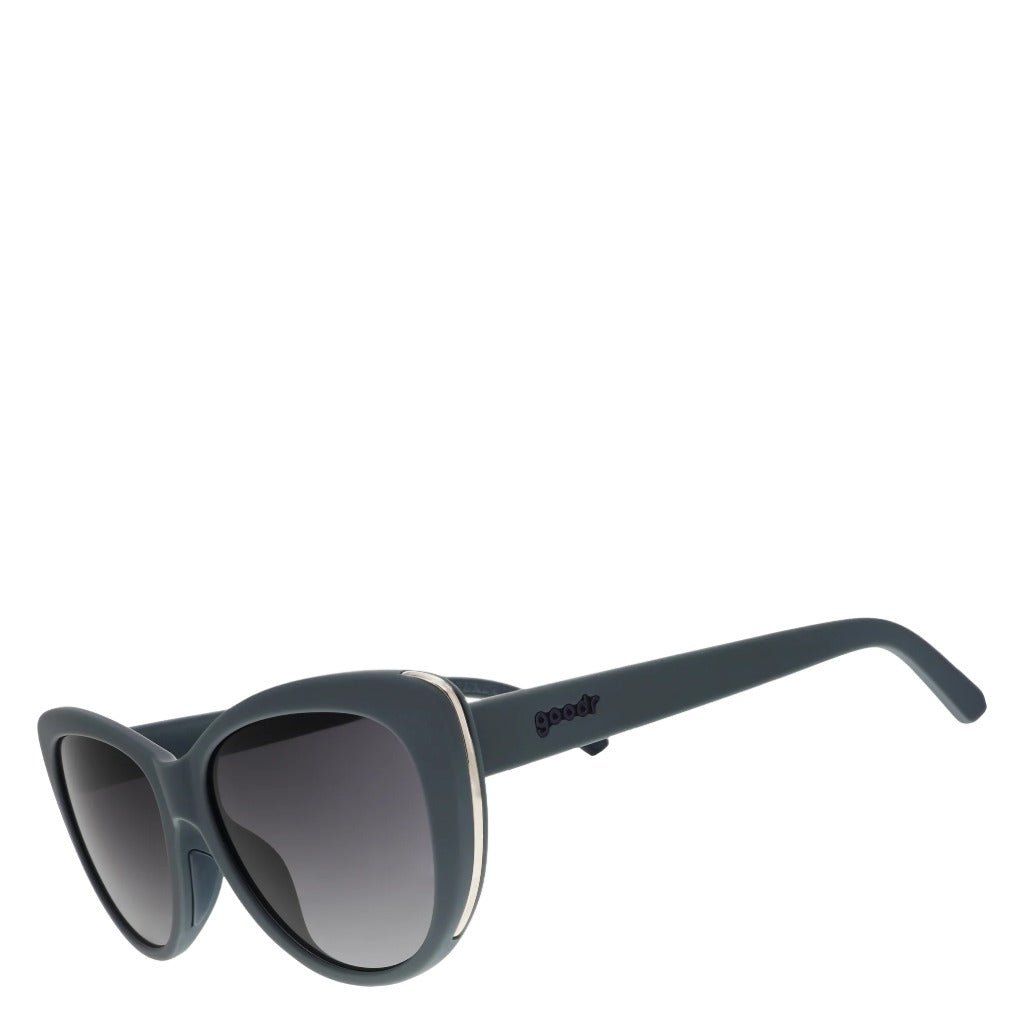 Goodr Glam G Sunglasses - Not Gray, Diet Black - Shoetopia Footwear