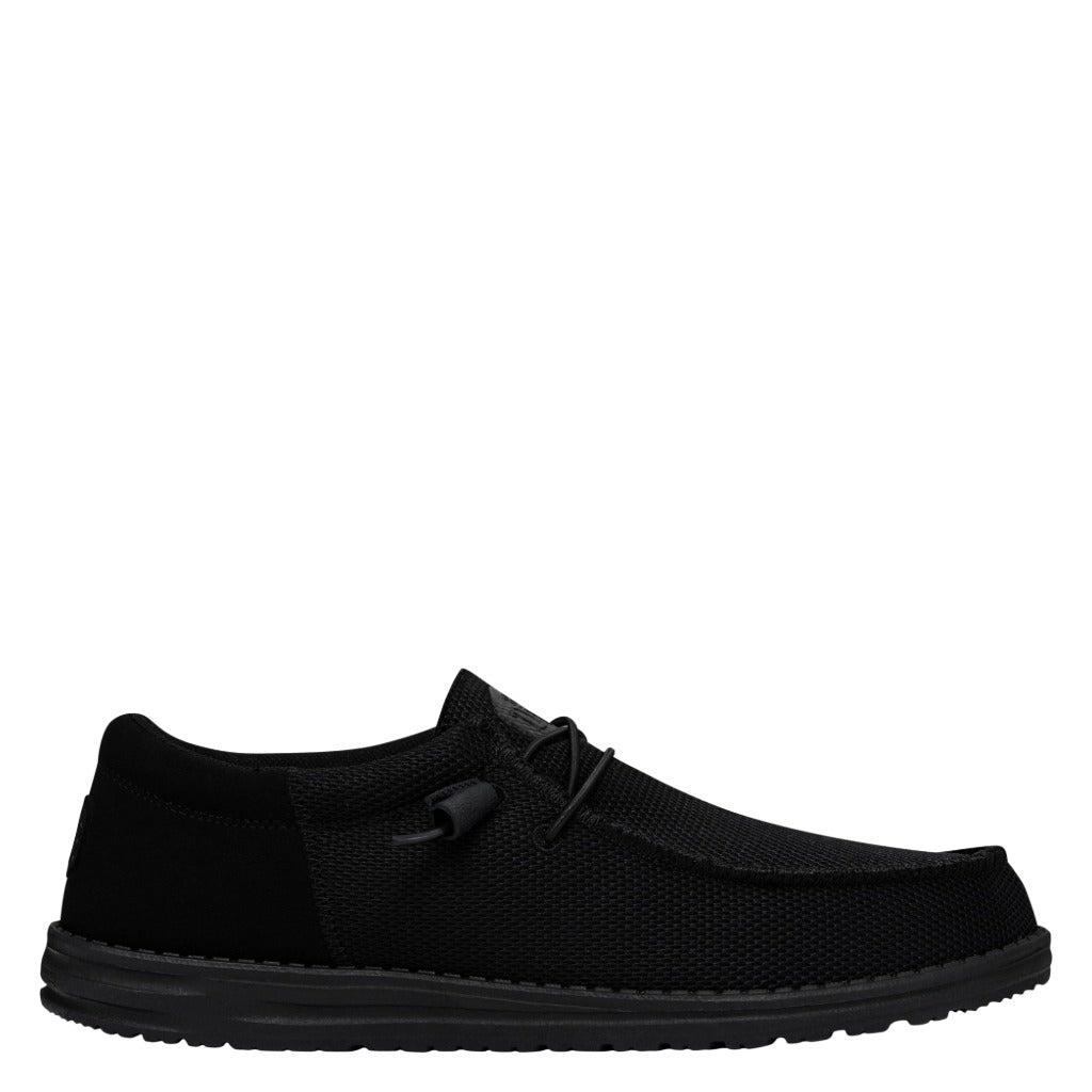 Hey Dude Wally Funk Mono - Black - Shoetopia Footwear