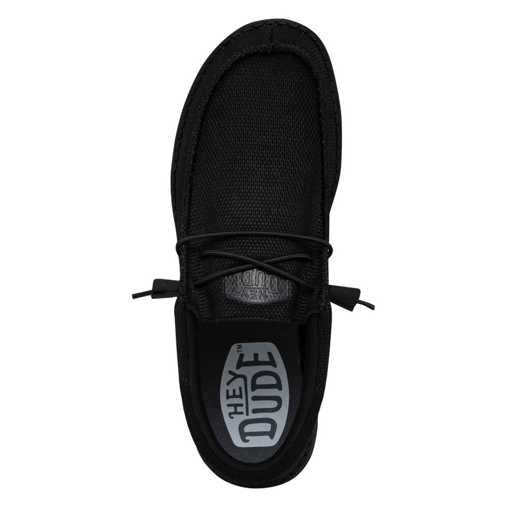 Hey Dude Wally Funk Mono - Black - Shoetopia Footwear