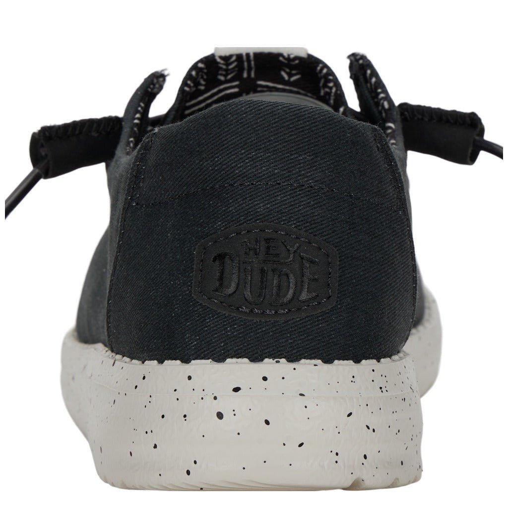 Hey Dude Wendy Stretch Canvas, Black - Shoetopia Footwear