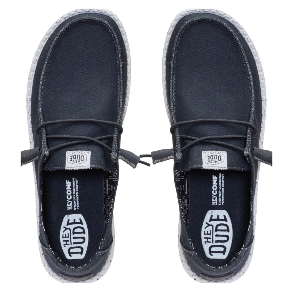 Hey Dude Wendy Stretch Canvas, Black - Shoetopia Footwear