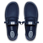 Hey Dude Wendy Stretch Canvas, Navy - Shoetopia Footwear