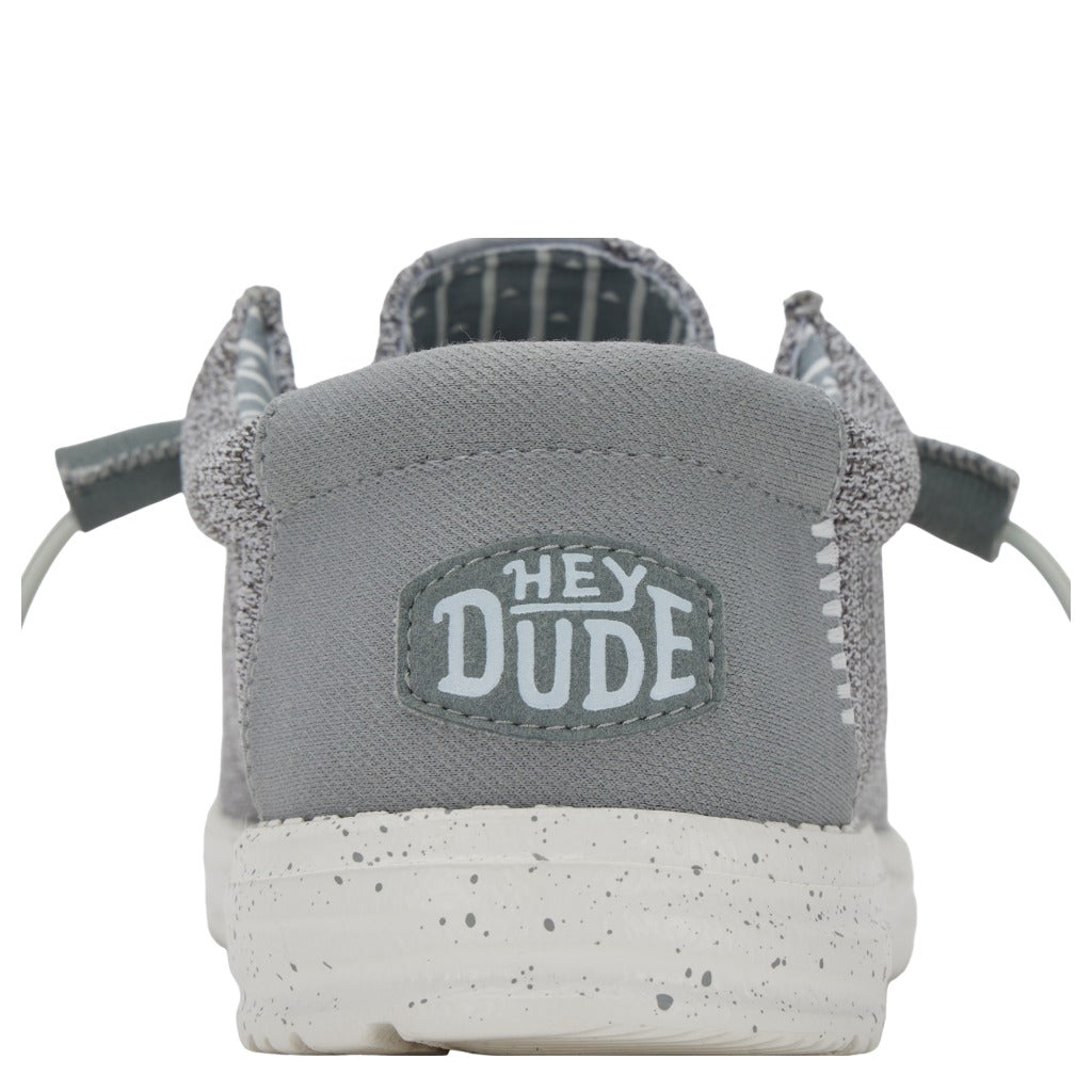 Hey Dude Wally Stretch Sox, Grey - Shoetopia Footwear