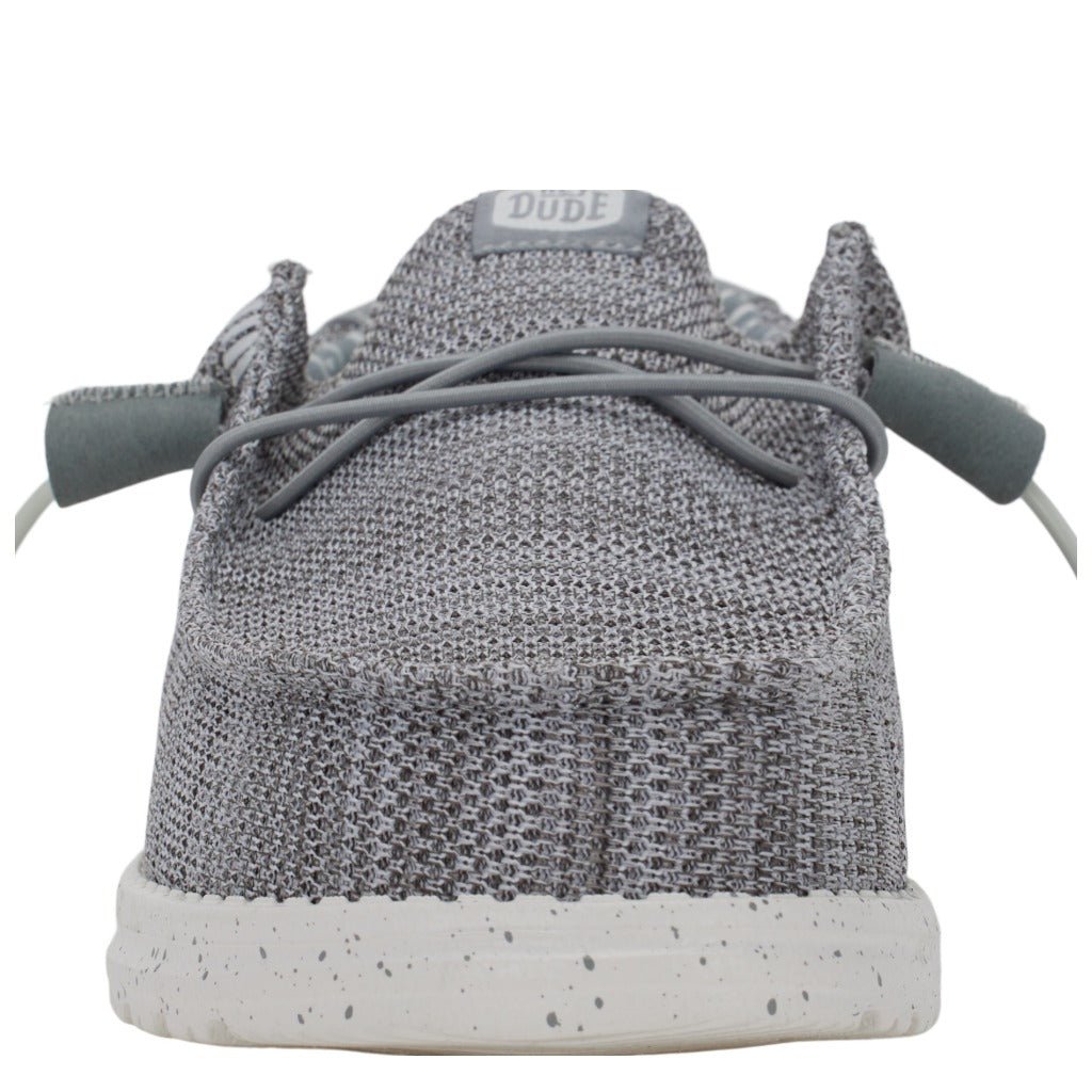 Hey Dude Wally Stretch Sox, Grey - Shoetopia Footwear