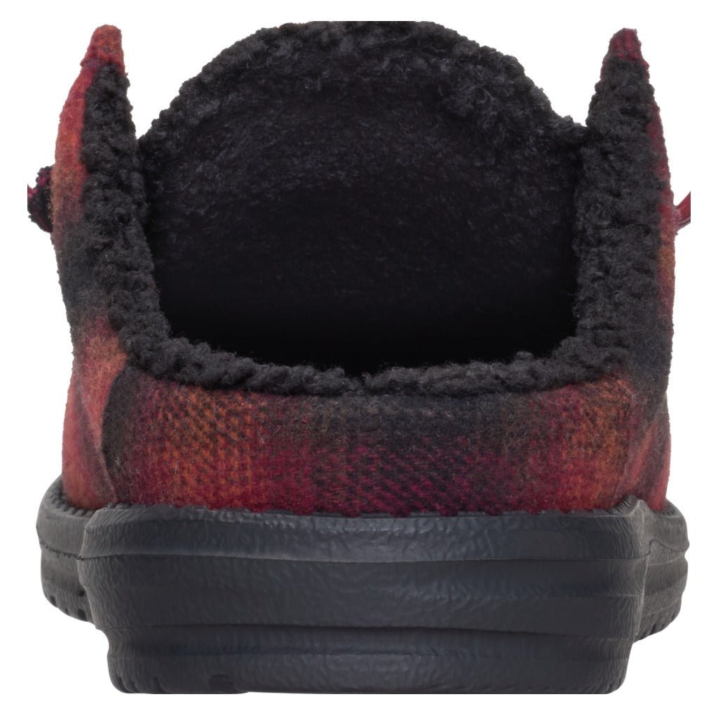 Hey Dude Wally Slip Cozy Plaid - Shoetopia Footwear