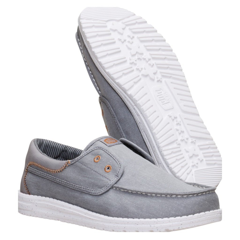 Hey Dude Wally Cru Stretch Canvas - Shoetopia Footwear