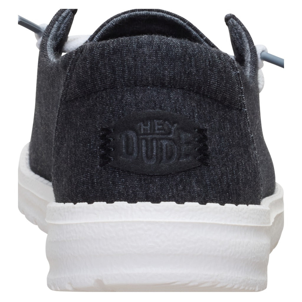 Hey Dude Wendy Stretch Jersey Black - Shoetopia Footwear