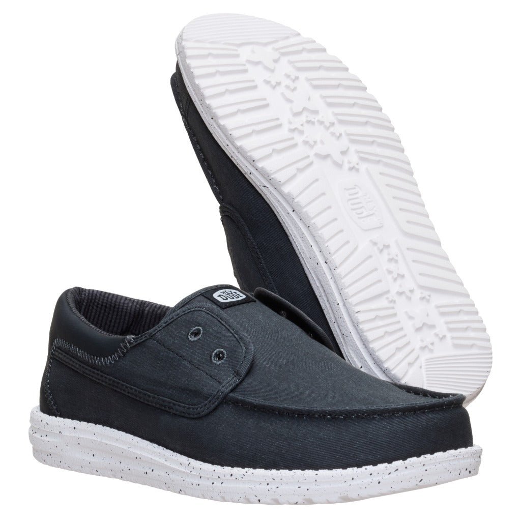 Hey Dude Wally Cru Stretch Canvas - Shoetopia Footwear