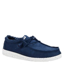 Hey Dude Wally Stretch Canvas, Navy - Shoetopia Footwear
