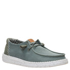 Hey Dude Wendy Chambray Grid Olive - Shoetopia Footwear