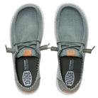 Hey Dude Wendy Chambray Grid Olive - Shoetopia Footwear