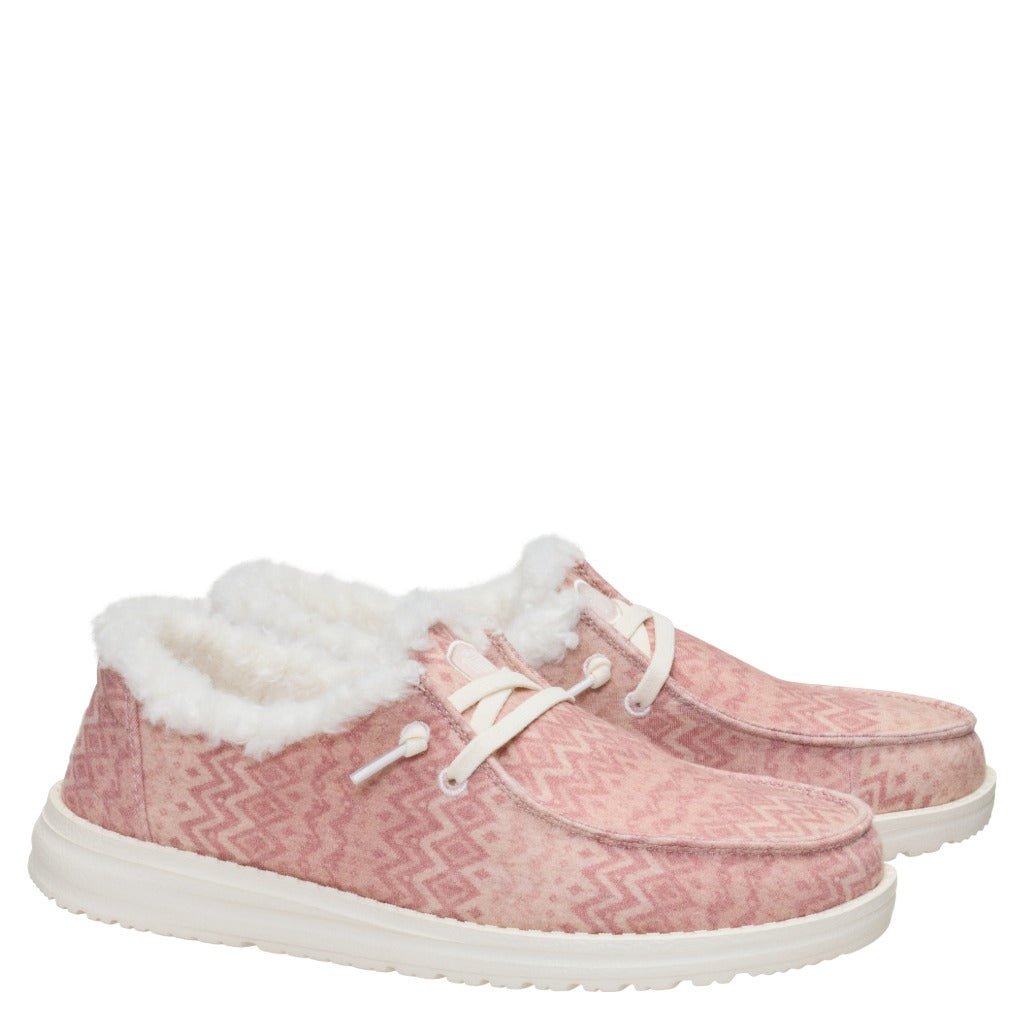 Hey Dude Wendy Stretch Jersey Fair Isle - Shoetopia Footwear