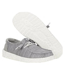 Hey Dude Wendy Stretch Sox, Light Grey - Shoetopia Footwear
