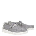 Hey Dude Wendy Stretch Sox, Light Grey - Shoetopia Footwear