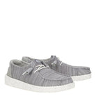 Hey Dude Wendy Stretch Sox, Light Grey - Shoetopia Footwear