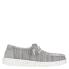 Hey Dude Wendy Stretch Sox, Light Grey - Shoetopia Footwear