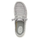 Hey Dude Wendy Stretch Sox, Light Grey - Shoetopia Footwear