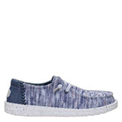 Hey Dude, Wendy Knit Shimmer, Women's, Casual Shoe, Navy, Side view