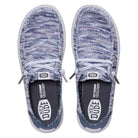 Hey Dude, Wendy Knit Shimmer, Women's, Casual Shoe, Navy, Top view