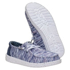 Hey Dude, Wendy Knit Shimmer, Women's, Casual Shoe, Navy, Outsole view