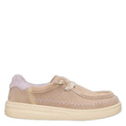 Hey Dude, Harper Moc Crafted Suede, Women's, Casual Shoe, Sesame, Side view