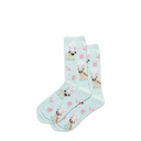 Hotsox, Easter Dogs, Women's, Crew Sock, Mint, Side view