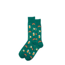 Hotsox, Irish Celebration, Men's, Crew Sock, Green, Side view