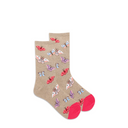 Hotsox, Animals Graphic Crew, Women's, Crew Sock, Assorted, Side view