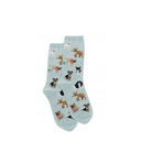 Hotsox, Animals Graphic Crew, Women's, Crew Sock, Assorted, Side view
