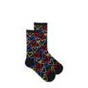 Hotsox, Animals Graphic Crew, Women's, Crew Sock, Assorted, Side view