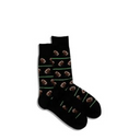 Hotsox, Graphic Crew, Men's, Crew Sock, Assorted, Side view