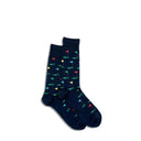 Hotsox, Graphic Crew, Men's, Crew Sock, Assorted, Side view