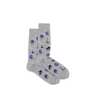 Hotsox, Graphic Crew, Men's, Crew Sock, Assorted, Side view