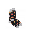 Hotsox, Graphic Crew, Men's, Crew Sock, Assorted, Side view