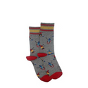 Hotsox, Graphic Crew, Men's, Crew Sock, Assorted, Side view