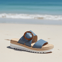 Remonte, D0Q51, Women's, Mule, Blue, Lifestyle image
