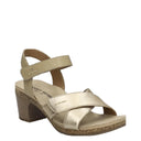 Josef Seibel, Grace 01, Women's, Sandal, Gold Kombi, Angled view