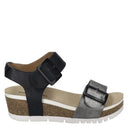 Josef Seibel, Quinn 02, Women's, Sandal, Basalt Kombi, Side view
