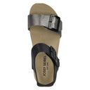 Josef Seibel, Quinn 02, Women's, Sandal, Basalt Kombi, Top view