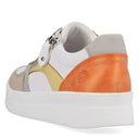 Remonte, Kendra, Women's, Sneaker, White Orange, Rear view