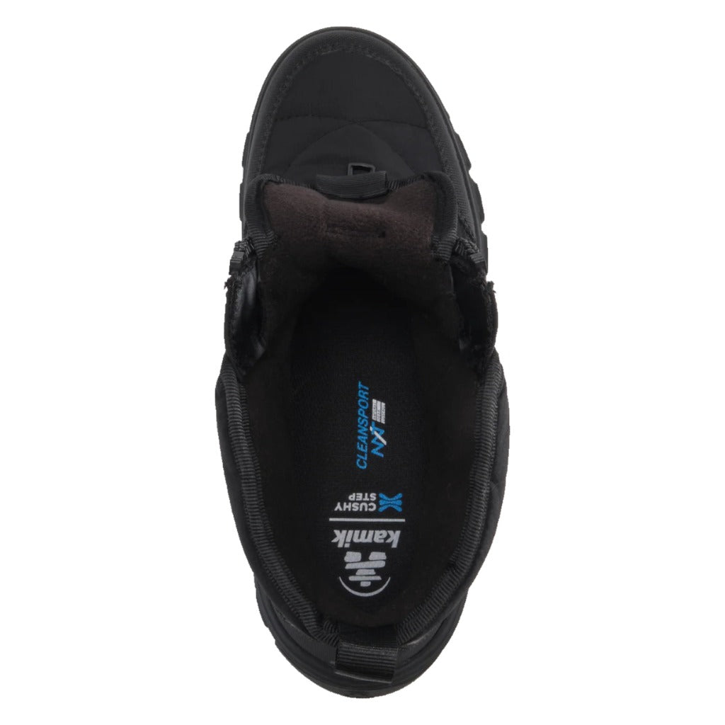Kamik, Snowdon Lo Wide, Women's, Boot, Black, Top view