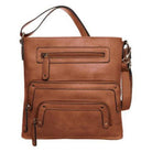 La Diva, 43916, Crossbody Bag, Cognac, Front view