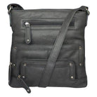 La Diva, 43916, Crossbody Bag, Grey, Front view