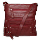 La Diva, 43916, Crossbody Bag, Wine, Front view