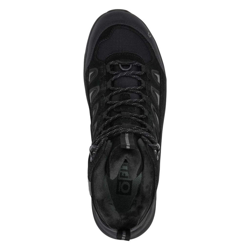 Oboz, Sawtooth Ascent Mid Insulated WP, Men's, Boot, Black Sea, Top view