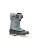 Shoetopia Footwear, Kamik Momentum 3 women’s winter boot, blue colour, right angle view