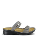 Naot, Cornet, Women's, Slide Sandal, Grey, Side view