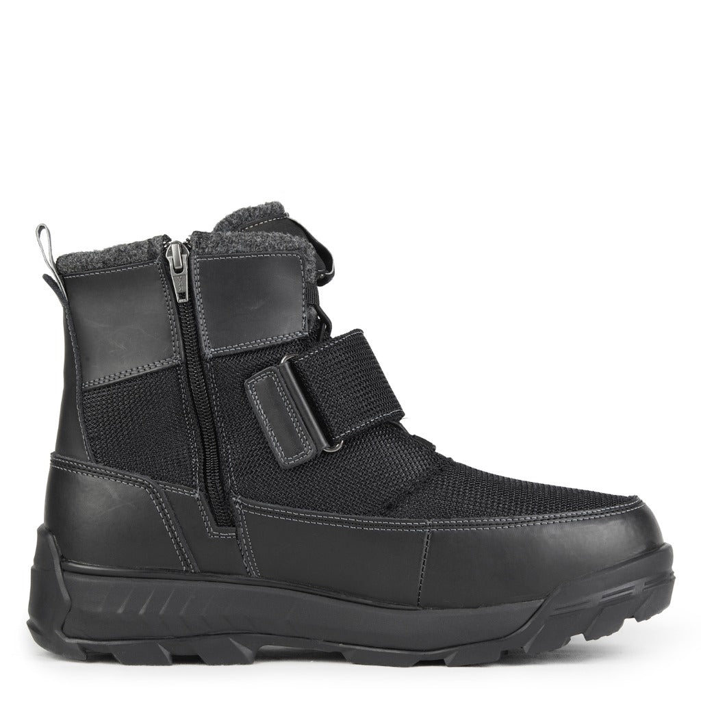 Nexgrip, Ice Jacob 4E, Men's, Boot, Black, Medial side view