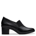 Clarks, Shaya Tess, Women's, Block Heel, Black, Side view